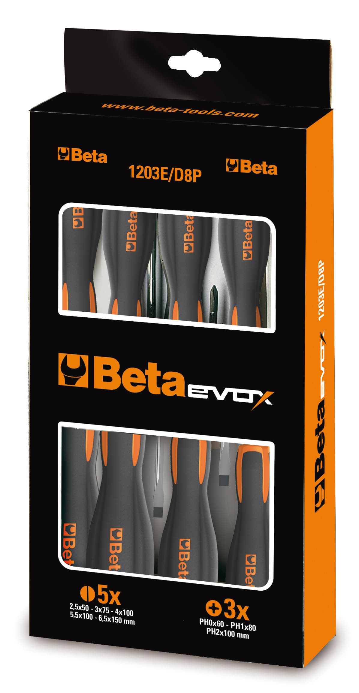 Serie Giraviti 8 Pezzi. Art. 1203E D8P Beta - 2