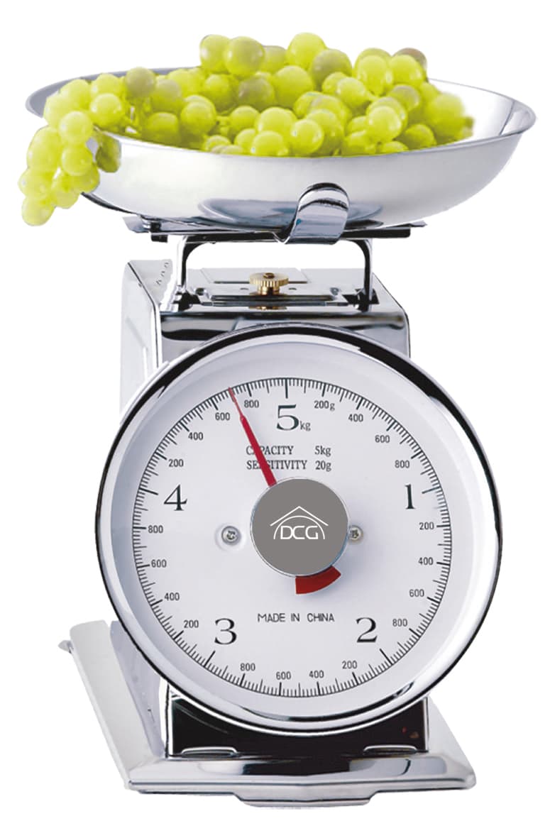 Bilancia da Cucina Portata Kg 5 Acciaio Inox - 2