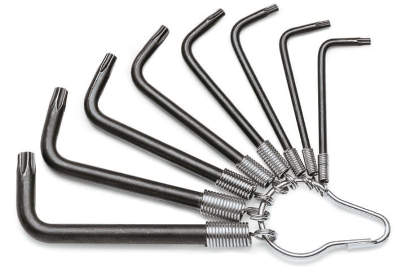 Serie Chiavi Maschio Piegate Impronta Torx 8 Pezzi. Art. 97TX ST8 T9÷T40 - 2