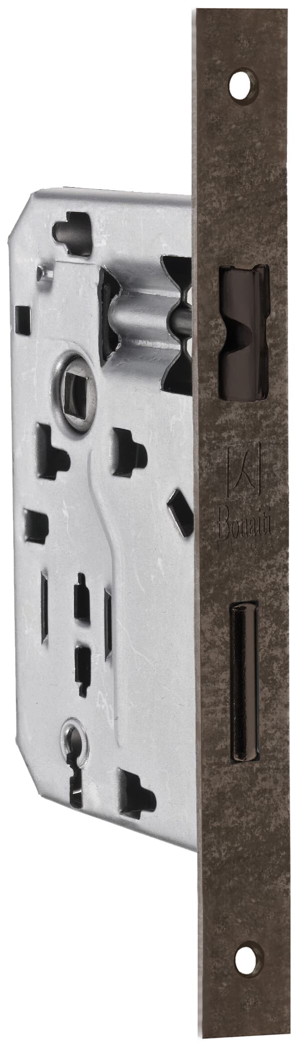 Serratura Legno Patent Inf. B Quadro Art. 042P Bronzato Verniciato E.45 - 2