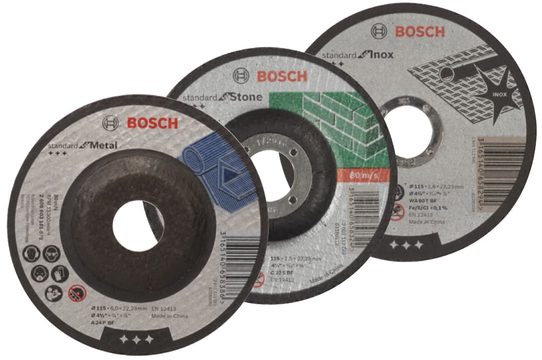 Disco Abrasivo Piano per Troncatrice Ø Mm 300 x 2 8X25 4 10 Pezzi Bosch - 2