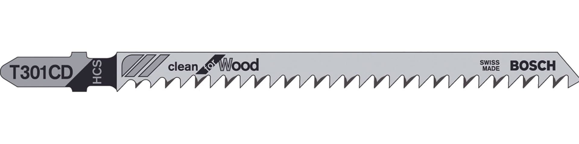 Lama per Legno T 301 Cd 5 Pezzi. Blister 5 Confezioni Bosch