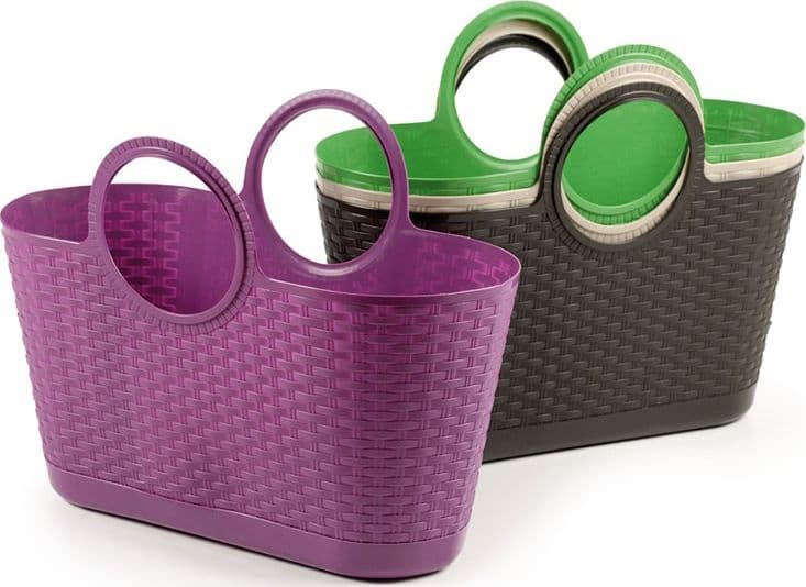 Borsa Bag Rattan Cm 58 x 24X44 H Colore Assortiti - 2
