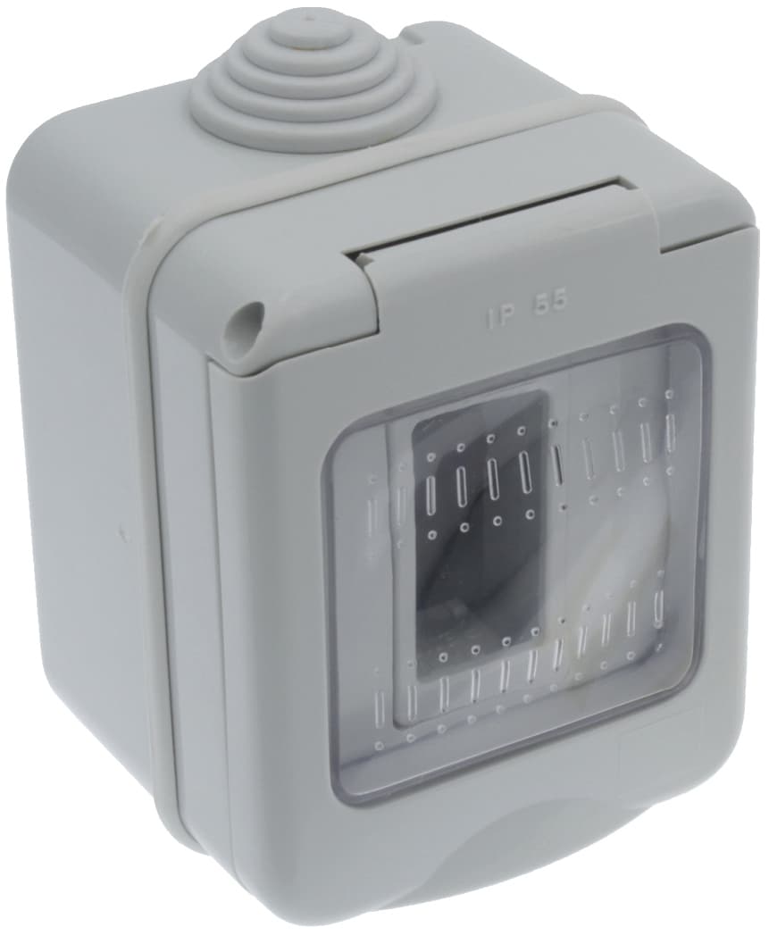 Contenitore da Esterno IP55 Colore Grigio 1 Posto 30 Pezzi - 2