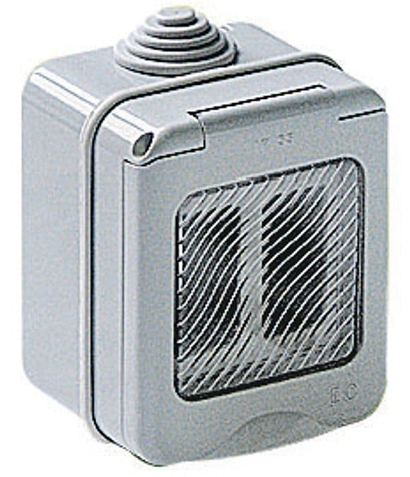 Contenitore da Esterno IP55 Colore Grigio 2 Posti 30 Pezzi – Autres