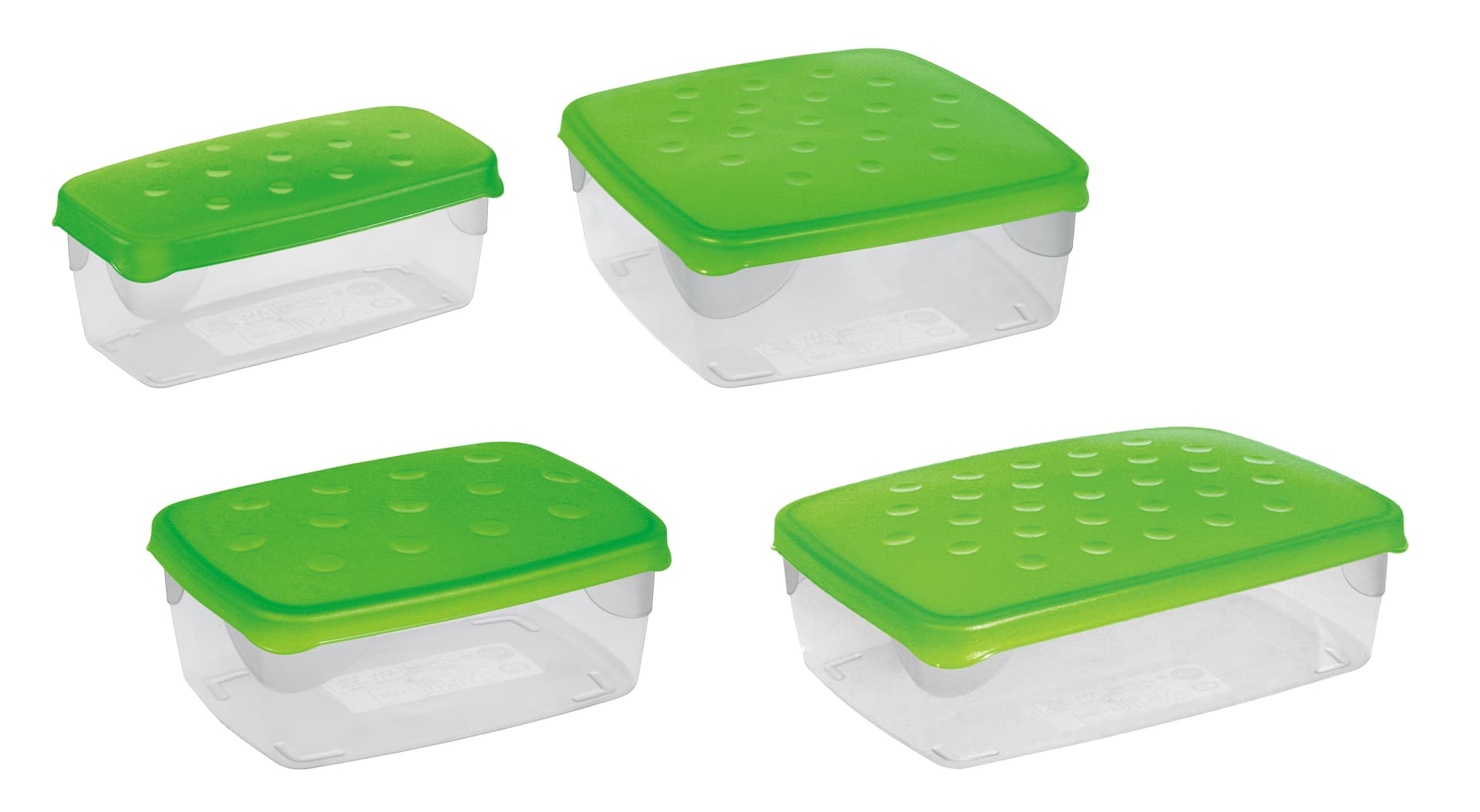 Contenitore Freezer Microonde Cm 18 x 9X7 H L 0 6 Mod. Piccolo - 2