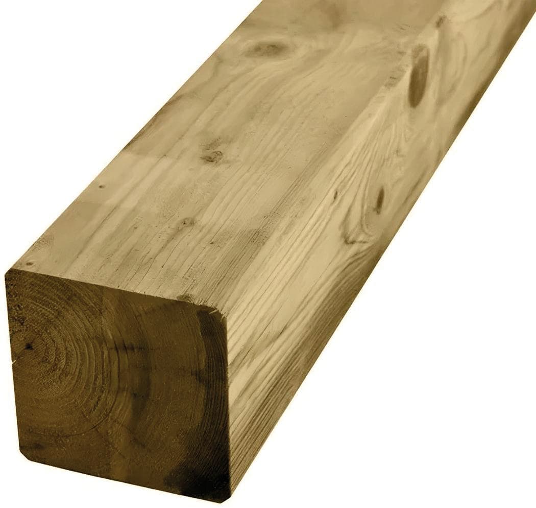 Palo Quadro in Legno Cm 7 x 7X130 H Confine - 2