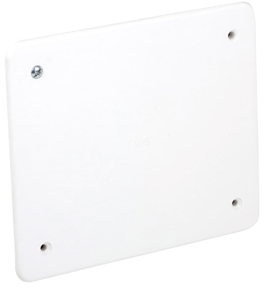 Coperchio per Scatola di Derivazione da Incasso con Viti Mm 92 x 92 10 - 2