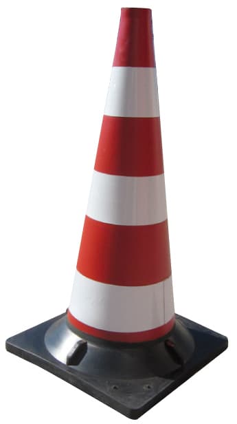 Cono Spartitraffico Omologato Figura 398 a Art 34 H. Cm 54 - 2