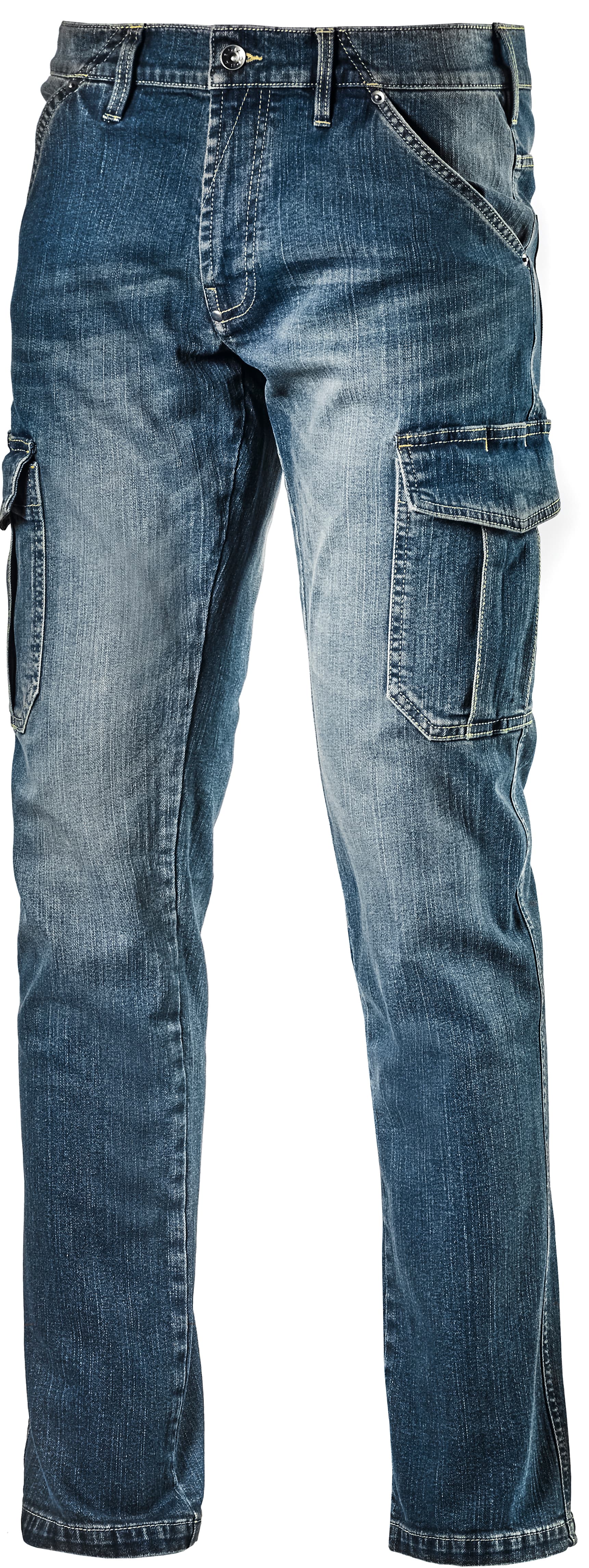 Pantalone Jeans Cargo Denim Colore Blu Misura 34 (50) Diadora - 2
