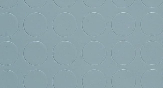 Copripavimento in PVC Bollato Grigio Rt. M L 25X M 2 H Spess. Mm 1 50.00 Mq - 2