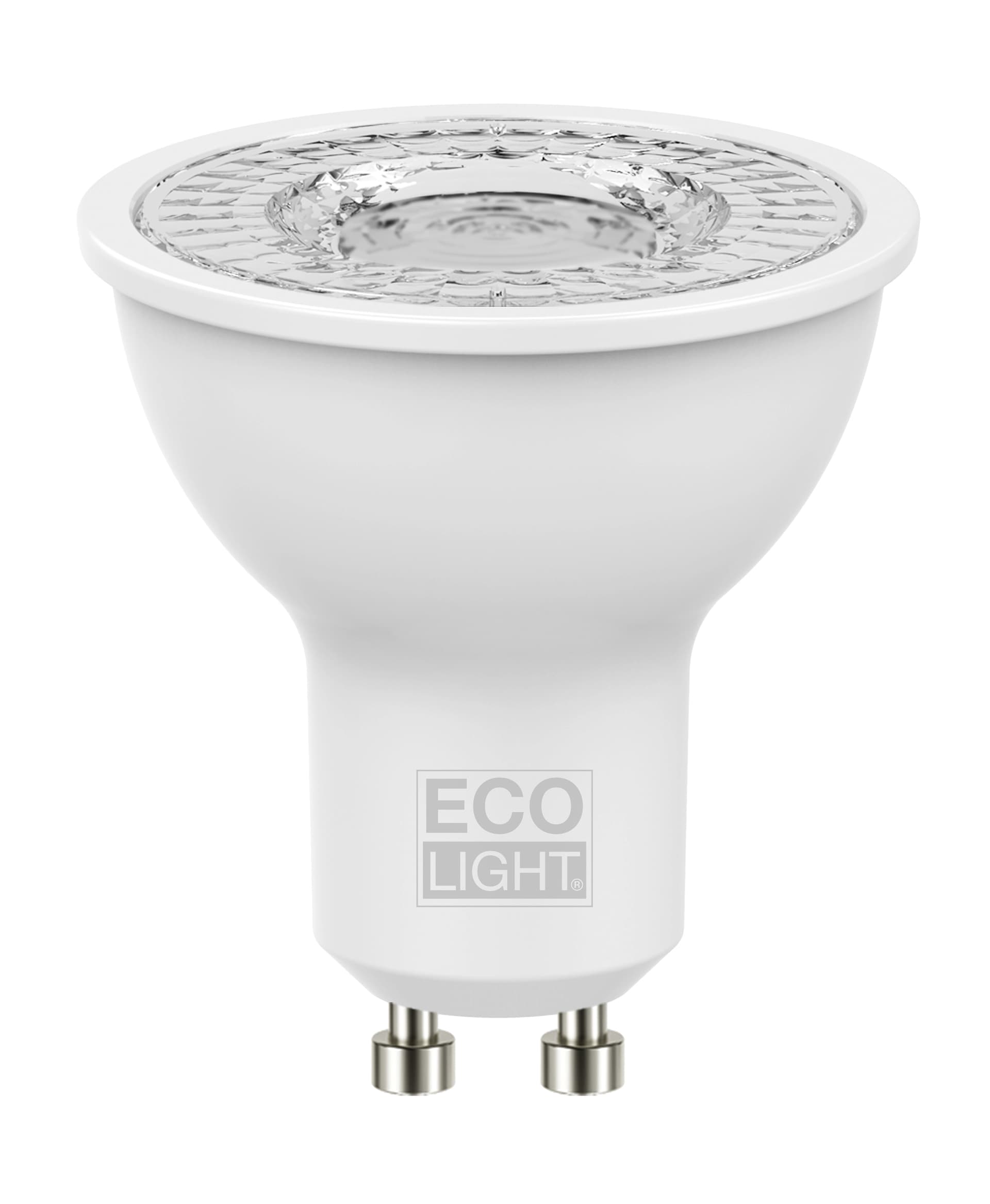 Lampada a LED Spot GU10 Fascio 110 ° Luce Fredda 6 W 10 Pezzi Ecolight - 2
