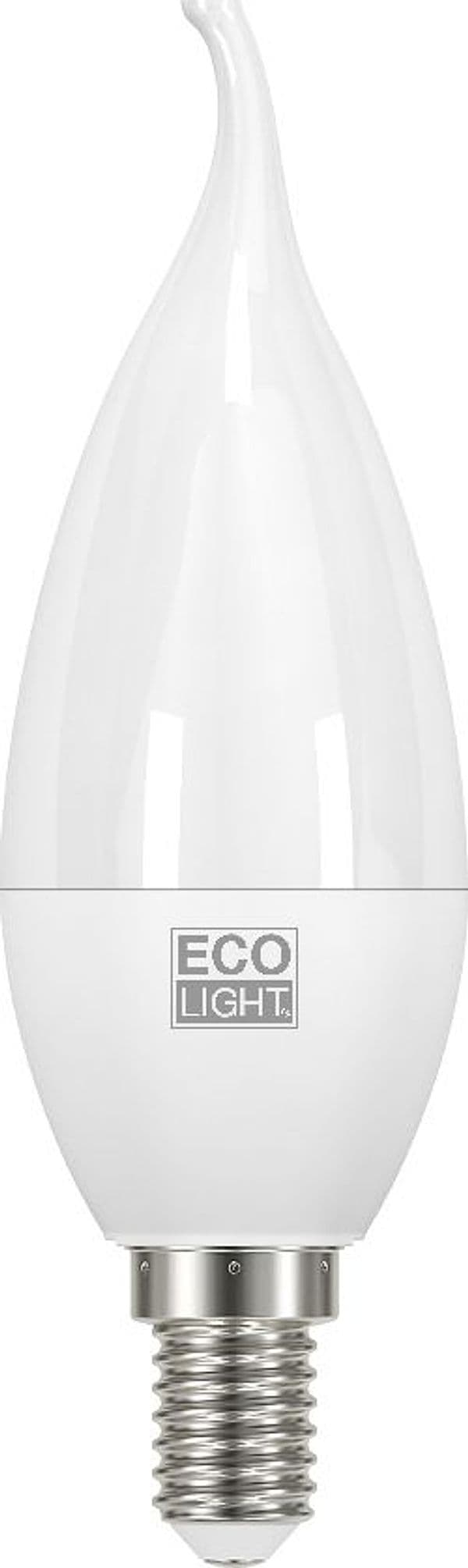 Lampada a LED Colore Po di Vento E14 Luce Calda 6 W 10 Pezzi Ecolight - 2