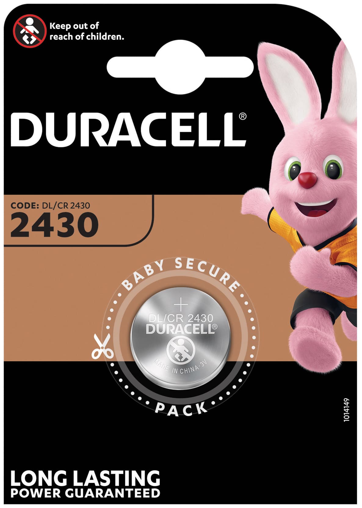 Pila al Litio Specialistica Bottone 2430 . 10 Pezzi Duracell - 2