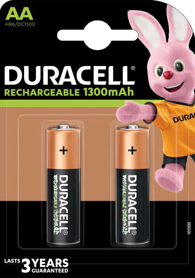 Pila Ricaricabile HR6 Stilo 2 Pezzi Duracell - 2