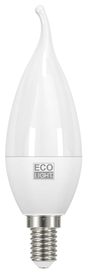 Lampada a LED Colore Po di Vento E14 Luce Fredda 6 W 10 Pezzi Ecolight - 2