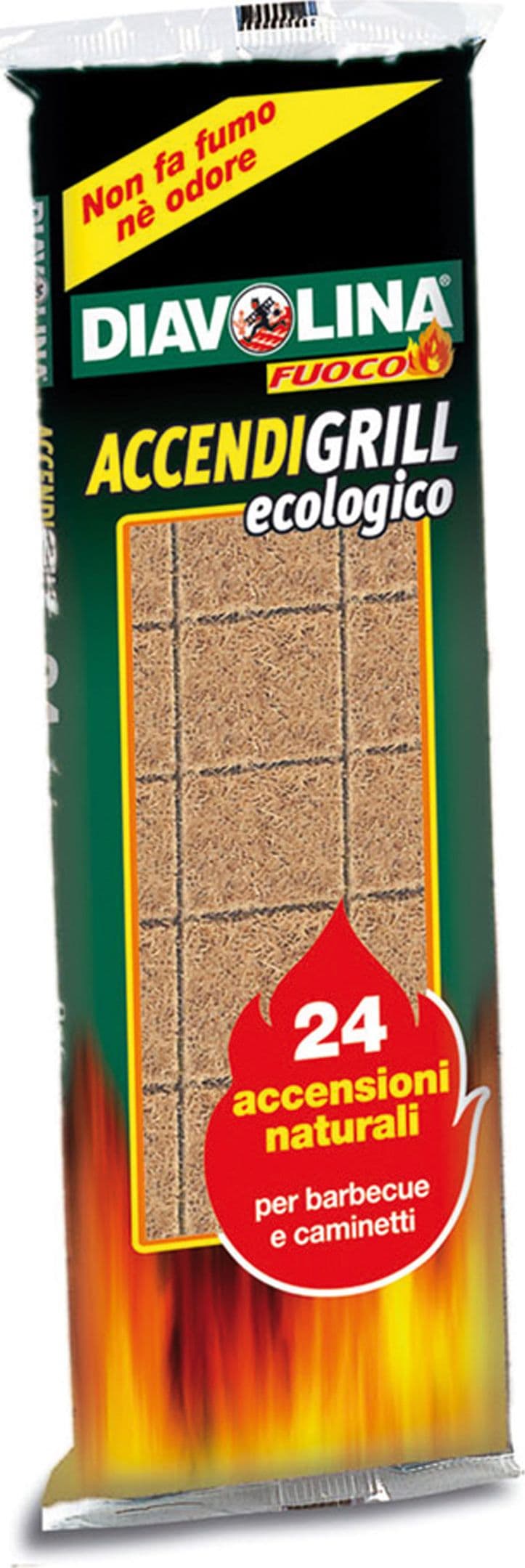 Accendifuoco Ecologica 24 Cubetti 24 Pezzi Diavolina - 2