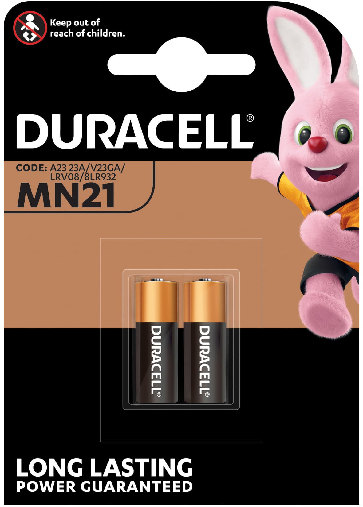 Pila Alcalina Security MN21 2 Pezzi. 10.00 Confezioni Duracell - 2