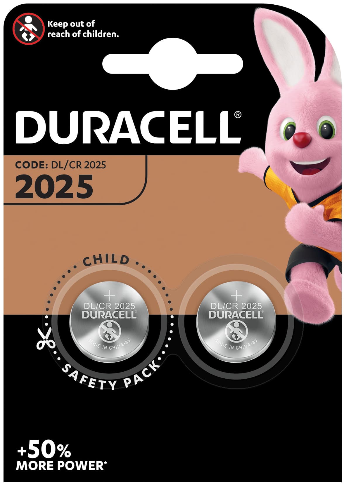 Pila al Litio Specialistica Bottone 2025 2 Pezzi. 10.00 Confezioni Duracell - 2