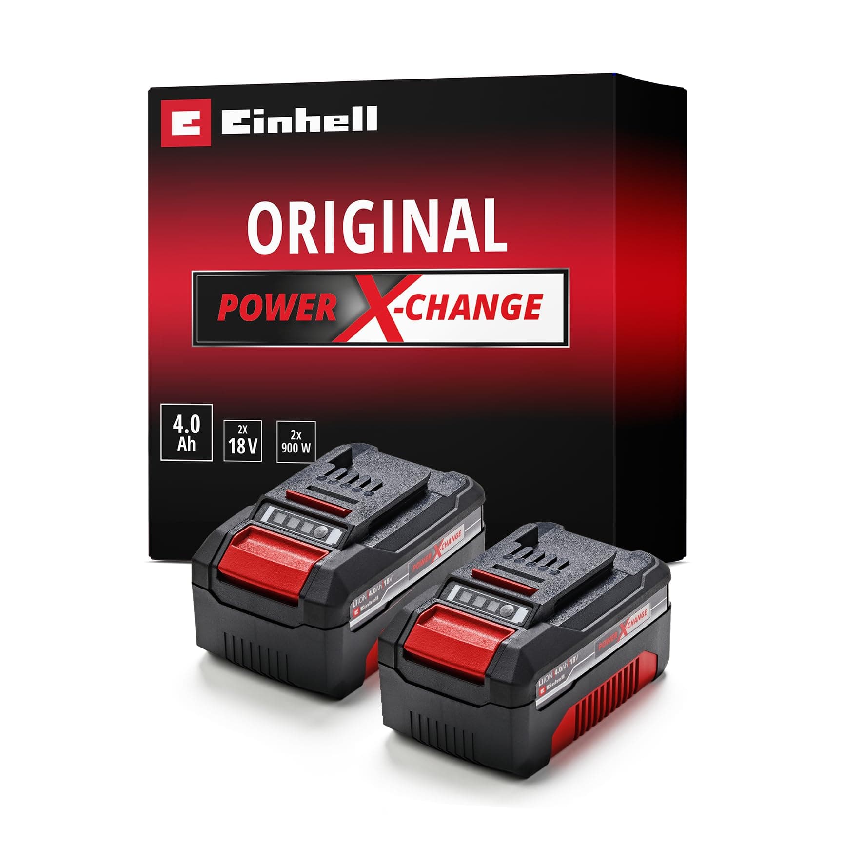 Einhell Batteria Power x Change 18 V 4 0 Ah Blister 2 Pezzi - 2
