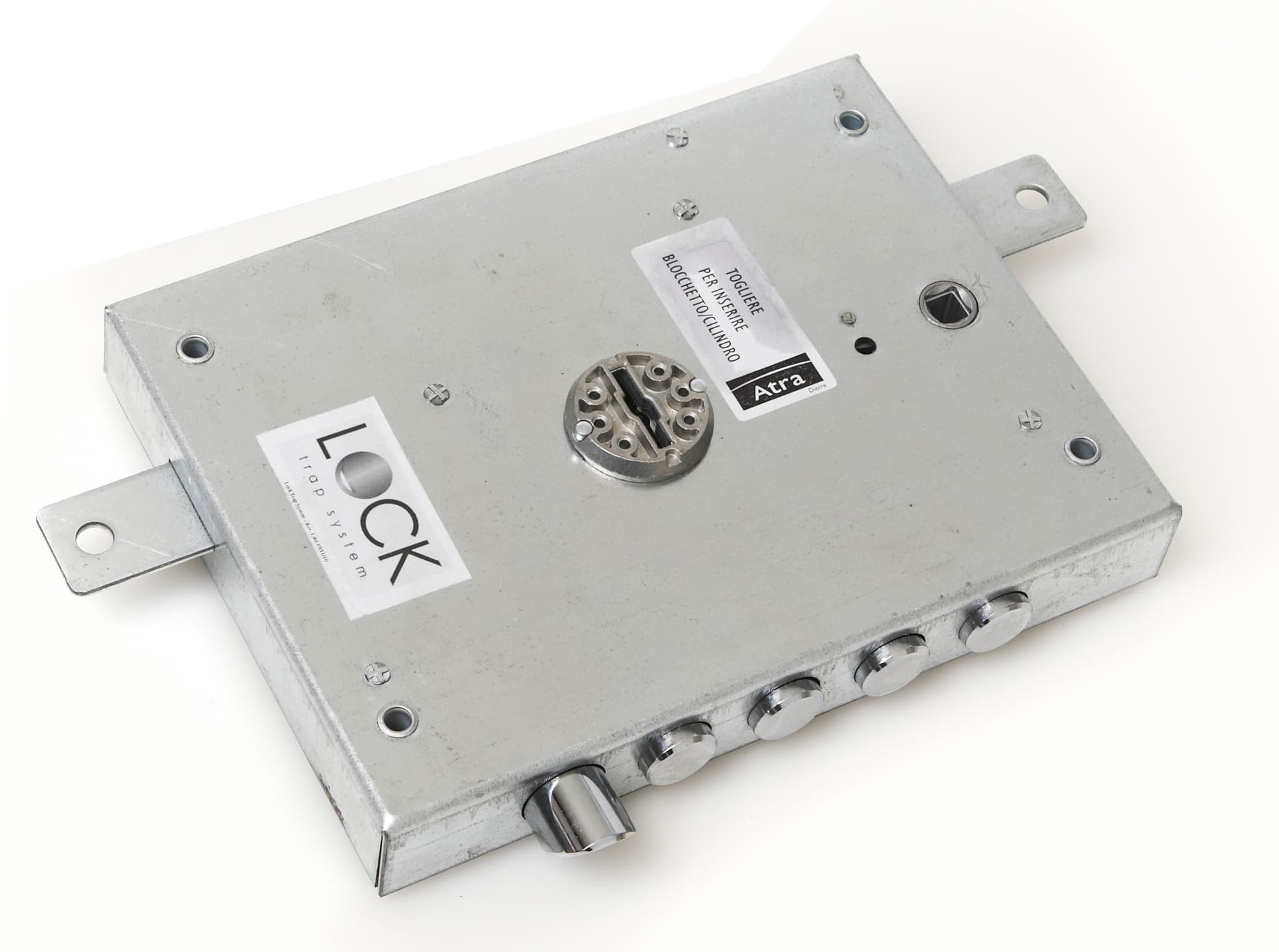 Serratura Porte Blindate Appl.d M 4M+S Art. Ser 7112 1SE E.70 Sx Chiave 116 - 2