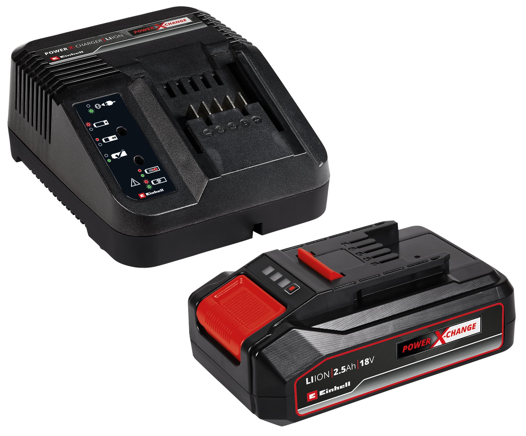 Batteria + Caricabatteria Power x Change 18 V 2 5 Ah Einhell - 2