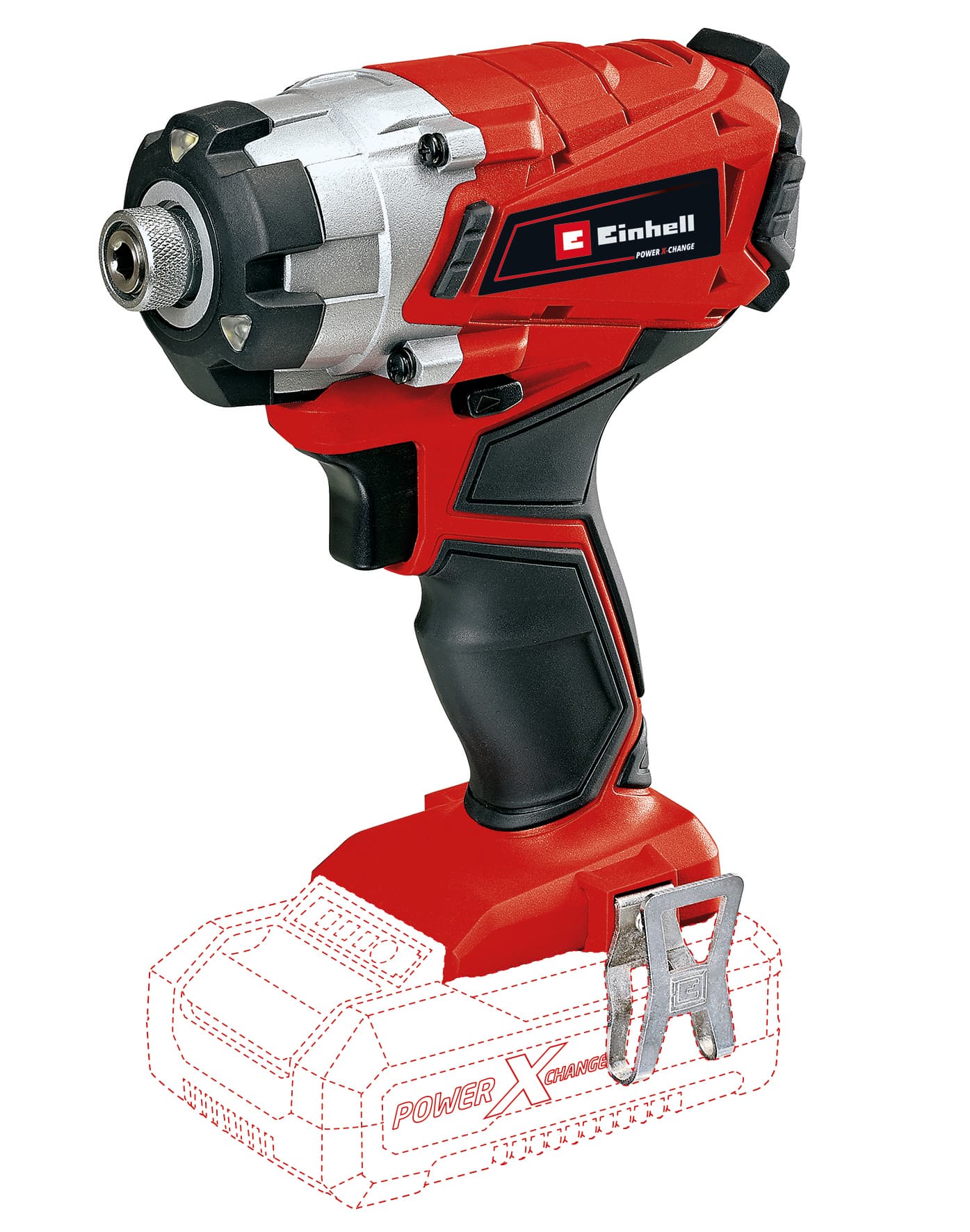 Avvitatore ad Impulsi a Batteria TE Ci 18 1 Li 18 V Solo Einhell - 2