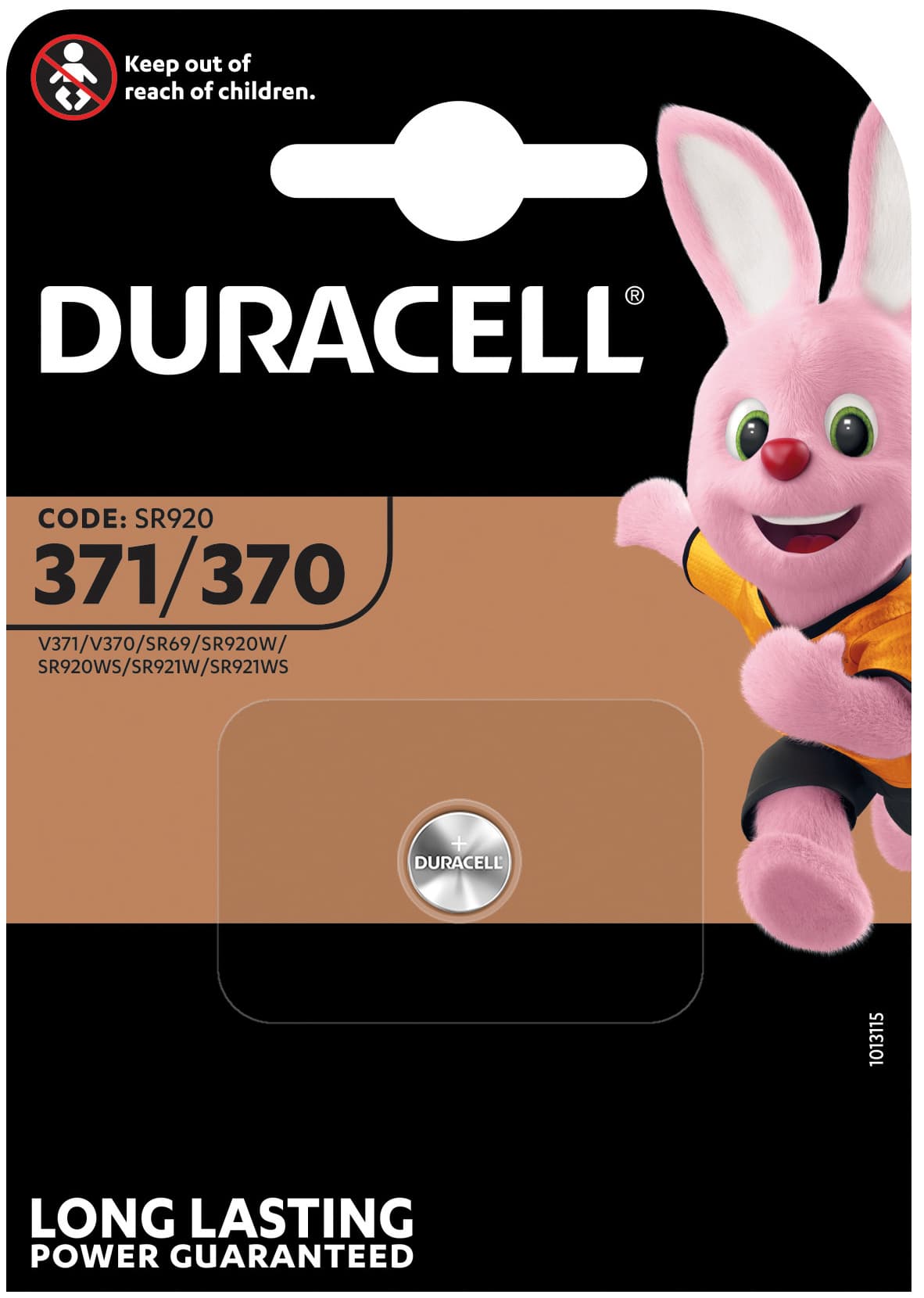 Pila Silver Oxide Specialistica Bottone 371 370 . 10 Pezzi Duracell - 2