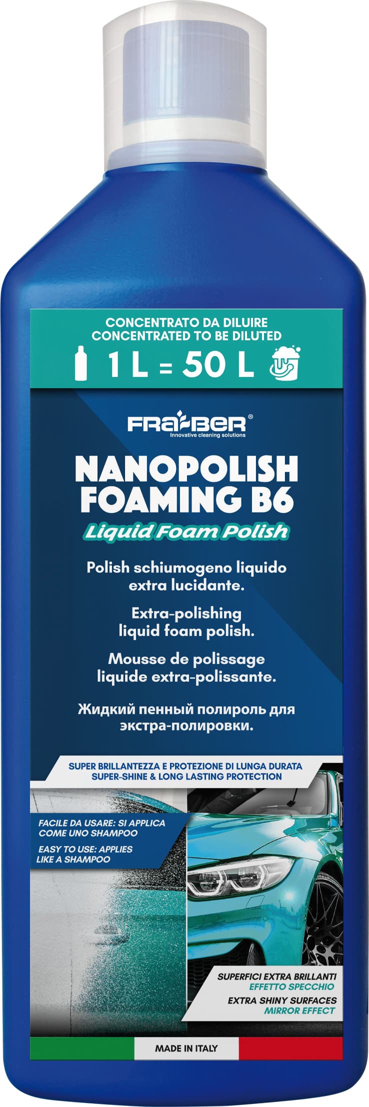Polish Schiumogeno Liquido Extra Lucidante ''Nanopolish Foaming B6'' L 1 - 2