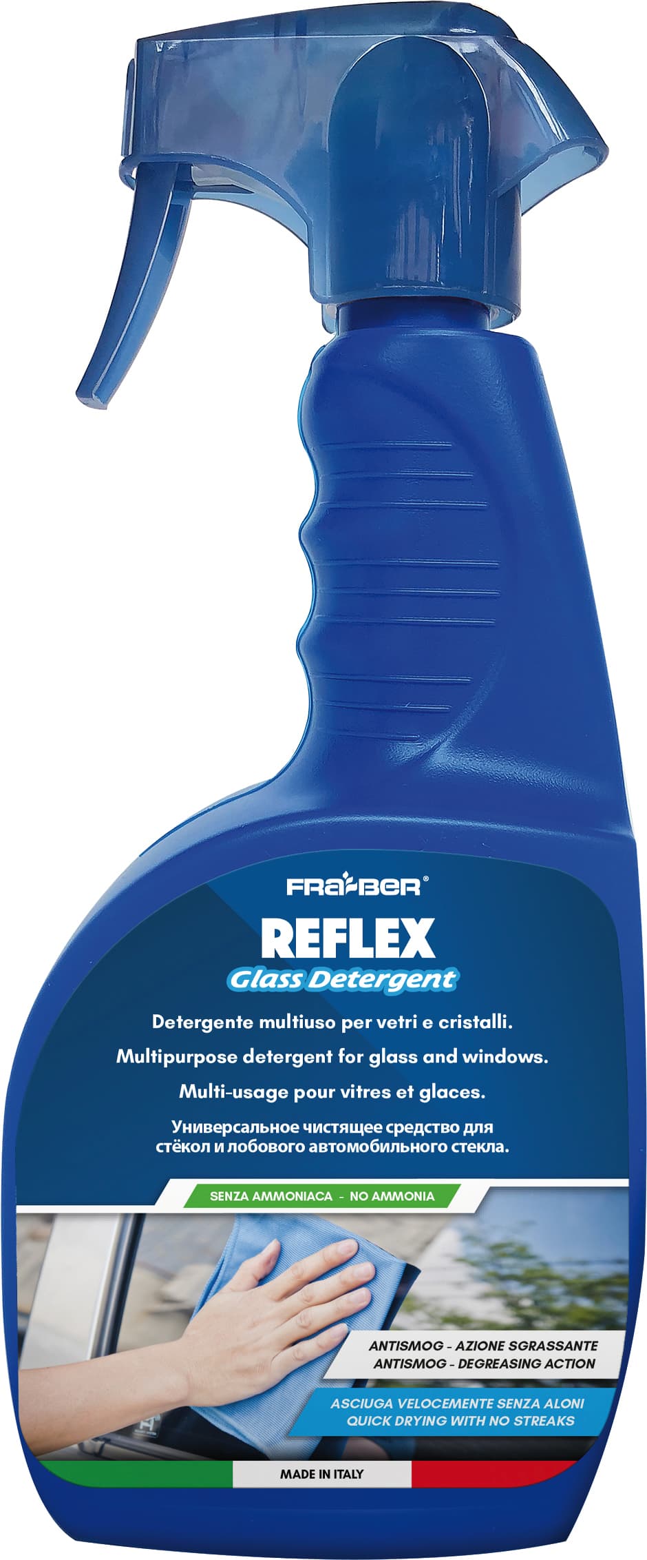 Detergente per Vetri Auto ''Reflex'' Ml. 750 Fra Ber - 2