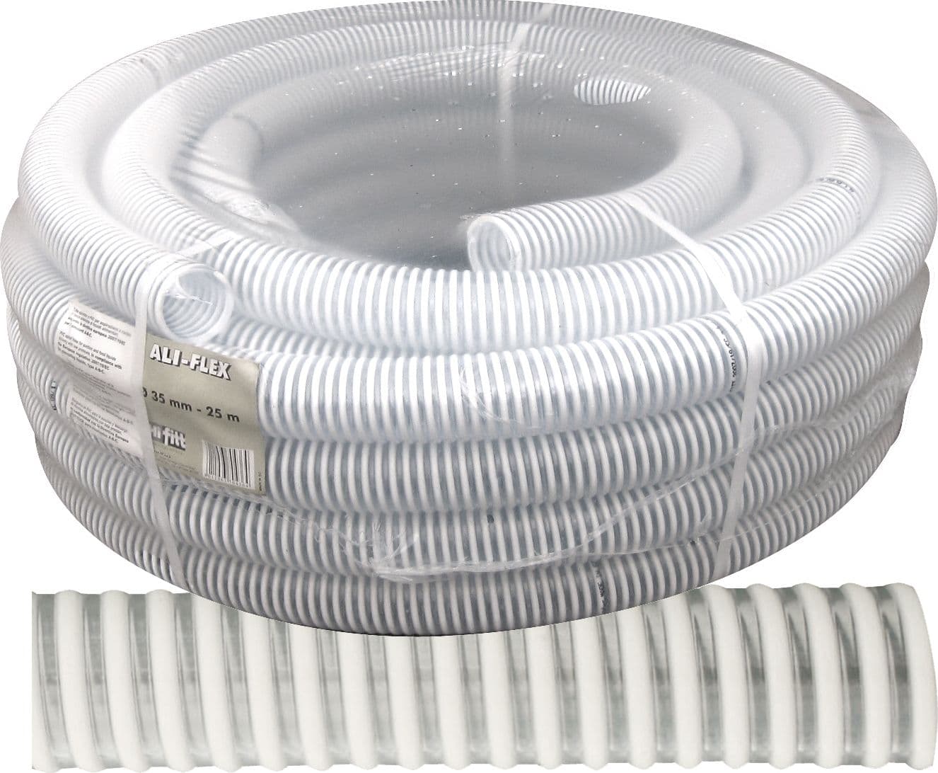 Tubo Spiralato per Alimenti Aliflex Ø Mm 30 25 00 Metri Fitt - 2