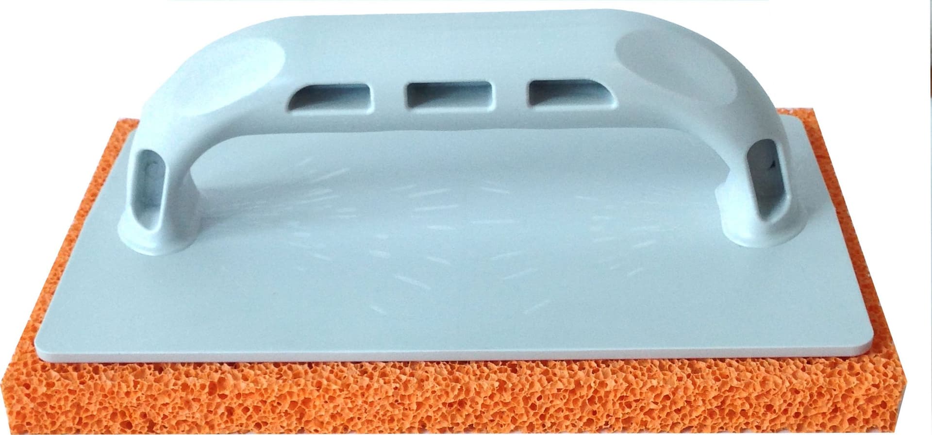Frattazzo in Gomma Manico in Plastica Colore Arancio (a Grana Codice 36269 – Autres