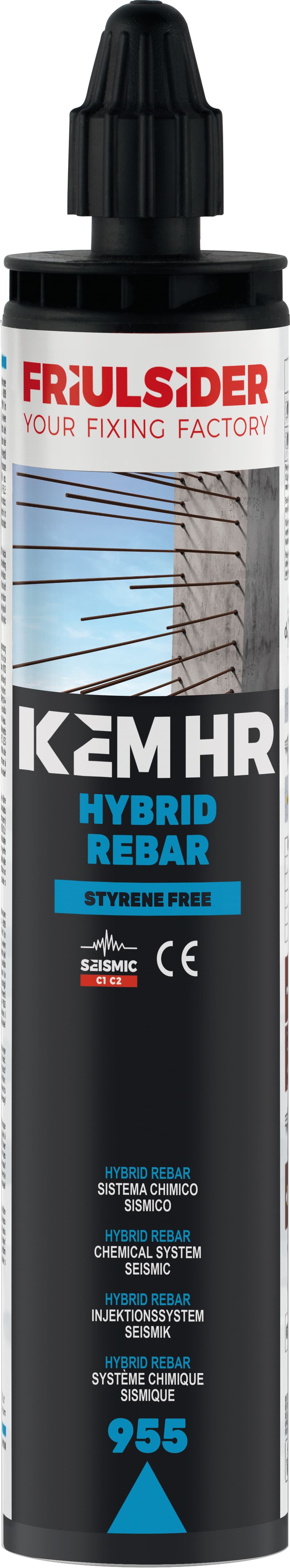 Ancorante Chimico Kem Hr Hybrid Rebar Ml. 300 12 Pezzi Friulsider - 2