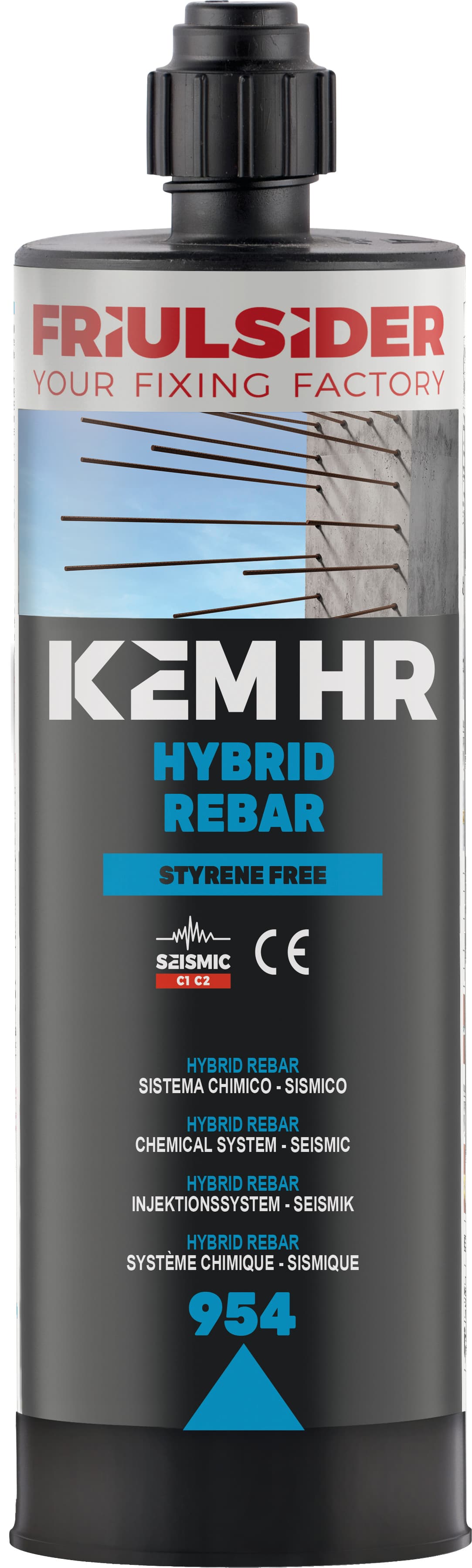 Ancorante Chimico Kem Hr Hybrid Rebar Ml. 420 12 Pezzi Friulsider - 2