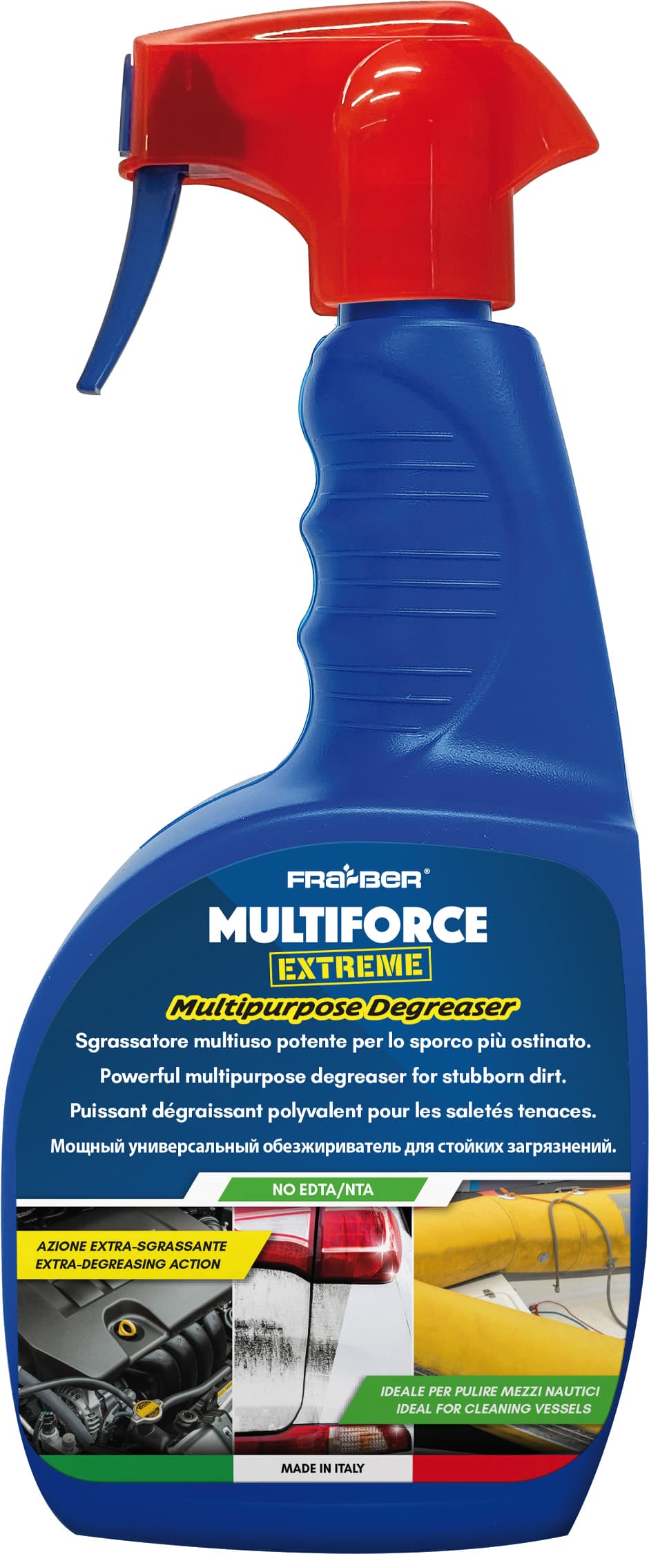Sgrassatore Auto Multiuso per Interni ed Esterni ''Multiforce'' Ml. 650 - 2