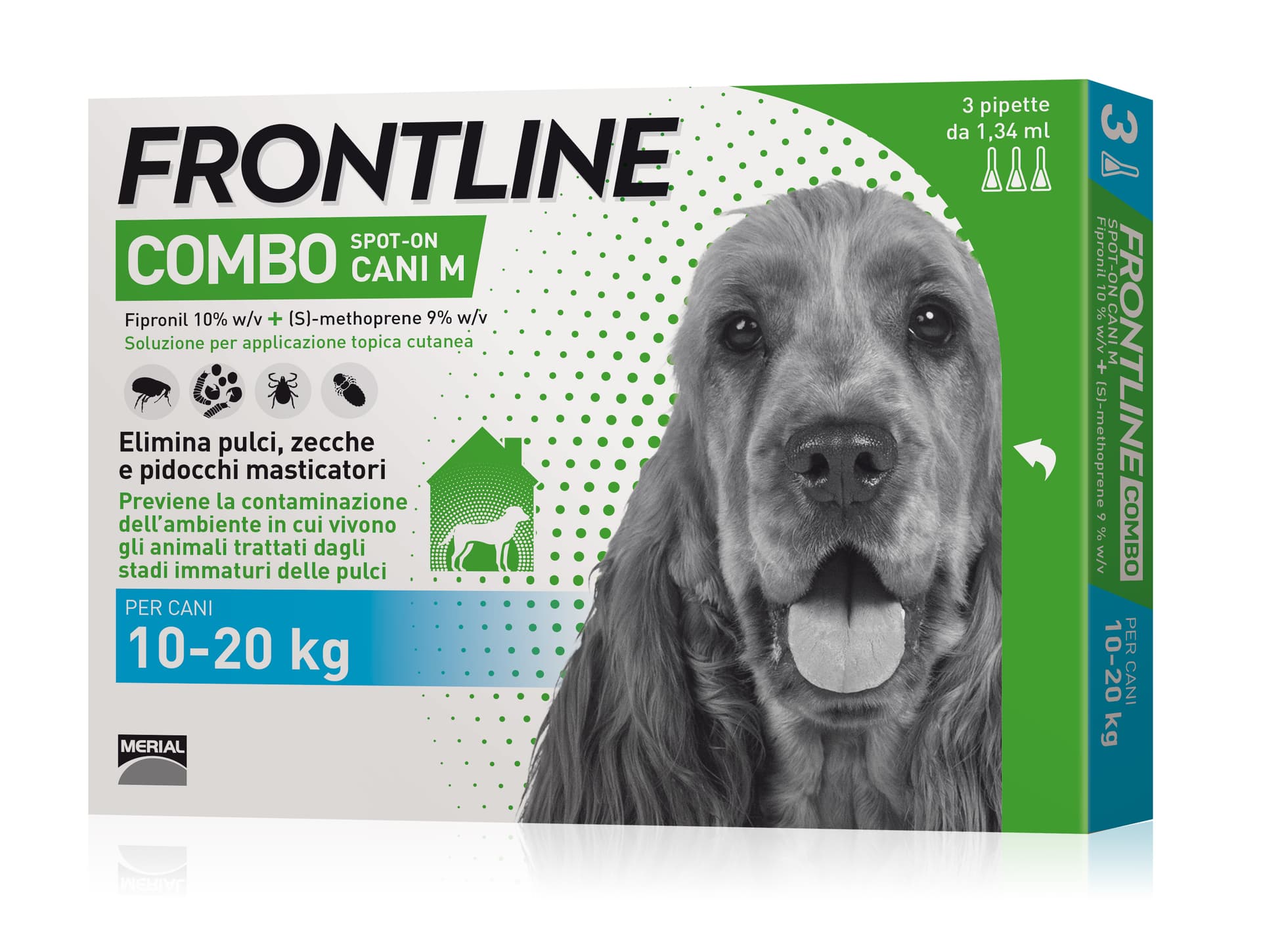 Antiparassitario Combo per Cani 10÷20 kg (cf. 3 Pipette) Frontline Combo - 2