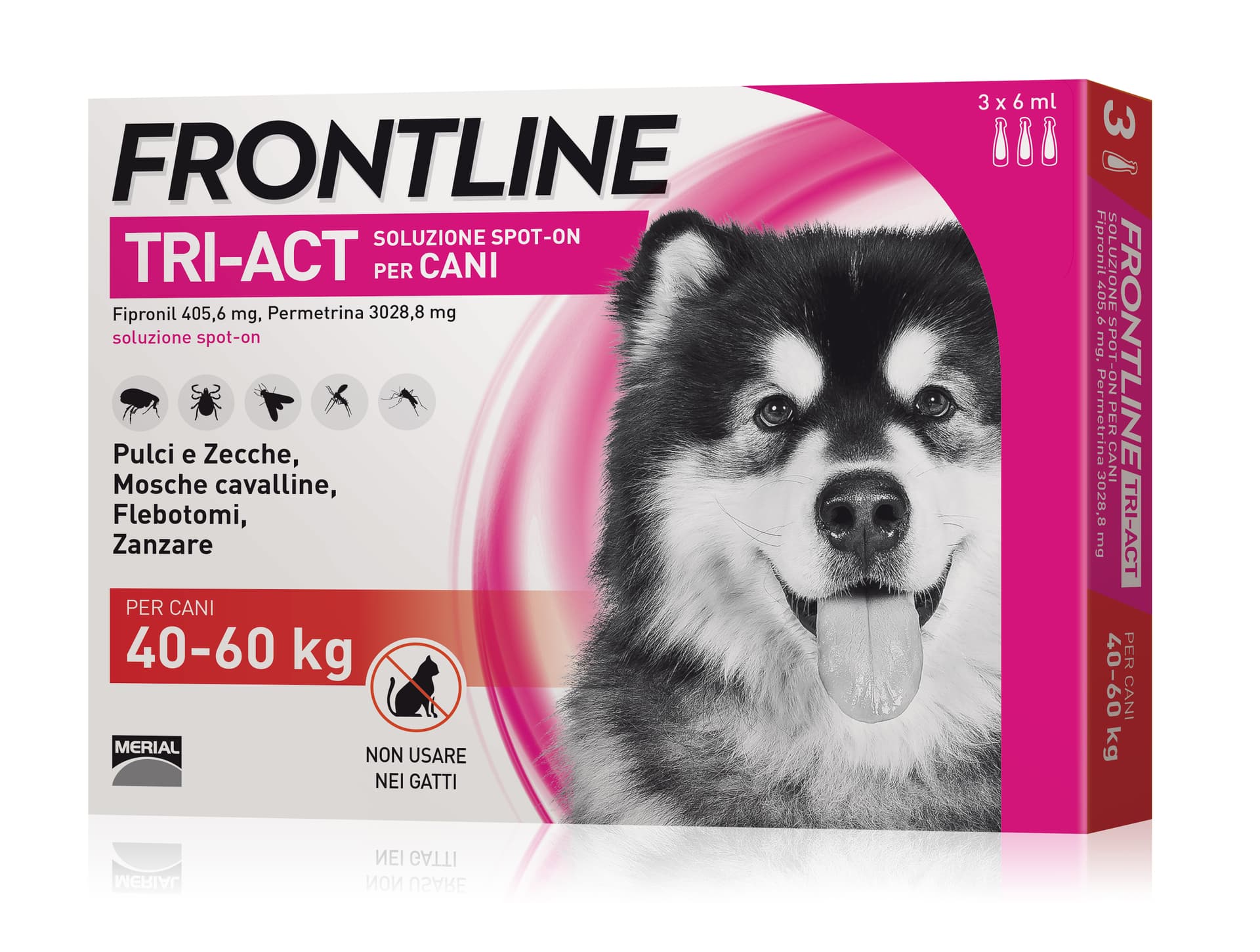 Antiparassitario Tri Act per Cani 40÷60 kg (cf. 3 Pipette) Frontline - 2