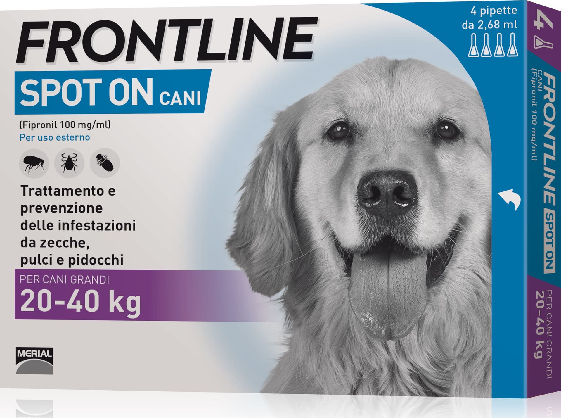 Antiparassitario Spot On per Cani 20÷40 kg (cf. 4 Pipette) Frontline - 2