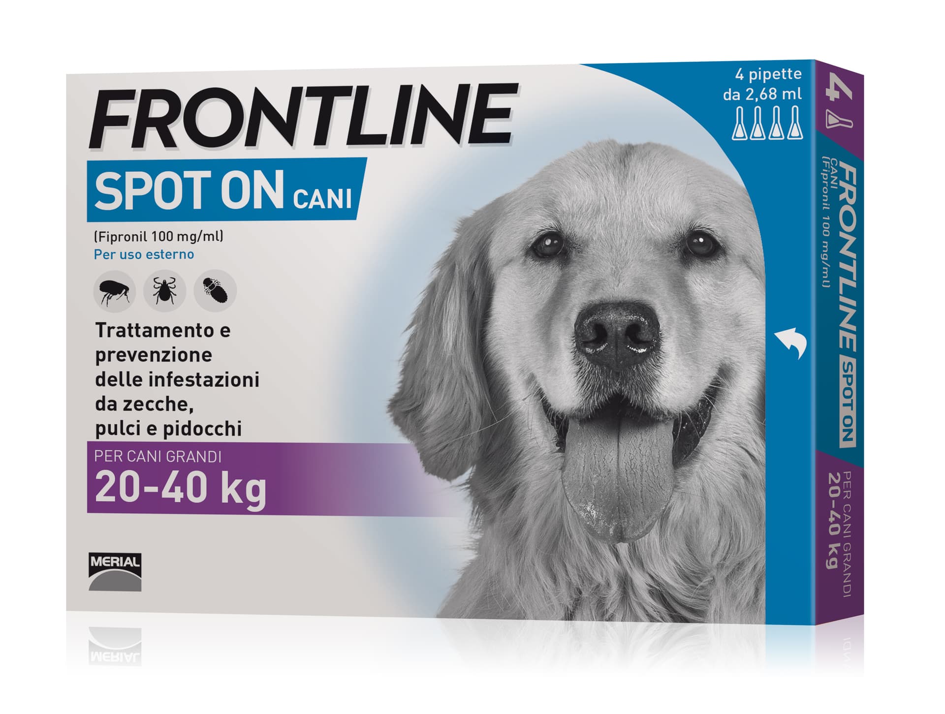 Antiparassitario Spot On per Cani 20÷40 kg (cf. 4 Pipette) Frontline - 2