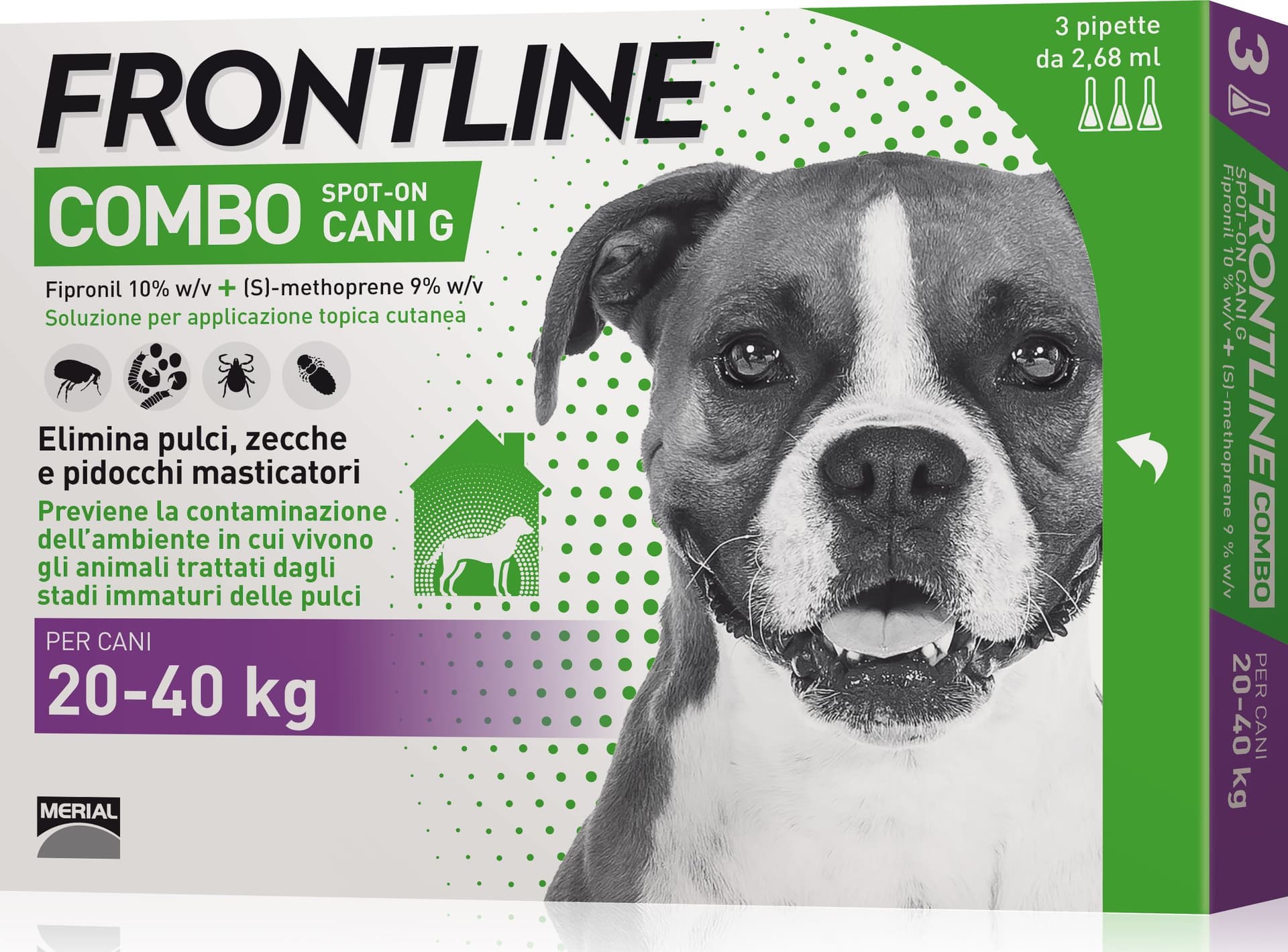 Antiparassitario Combo per Cani 20÷40 kg (cf. 3 Pipette) Frontline Combo - 2