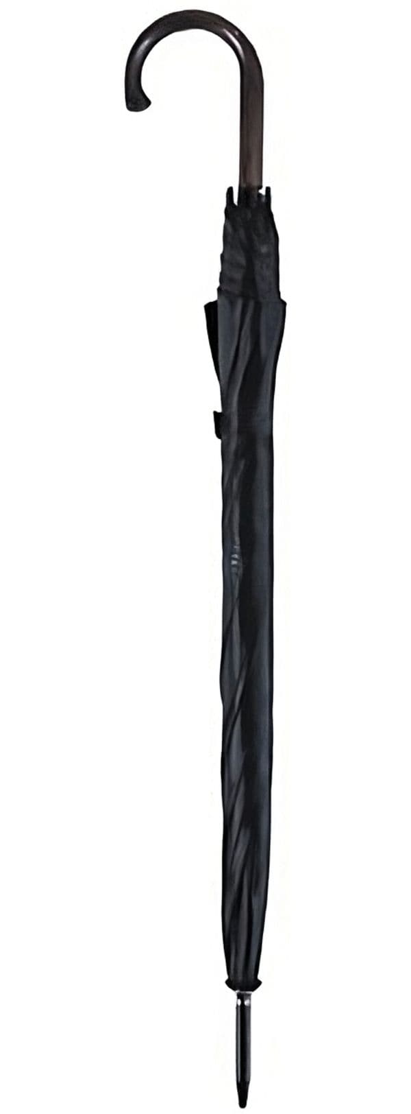 Ombrello Lungo Automatico Art. G 505N Tinta Unita Colore Nero Gallotti - 2