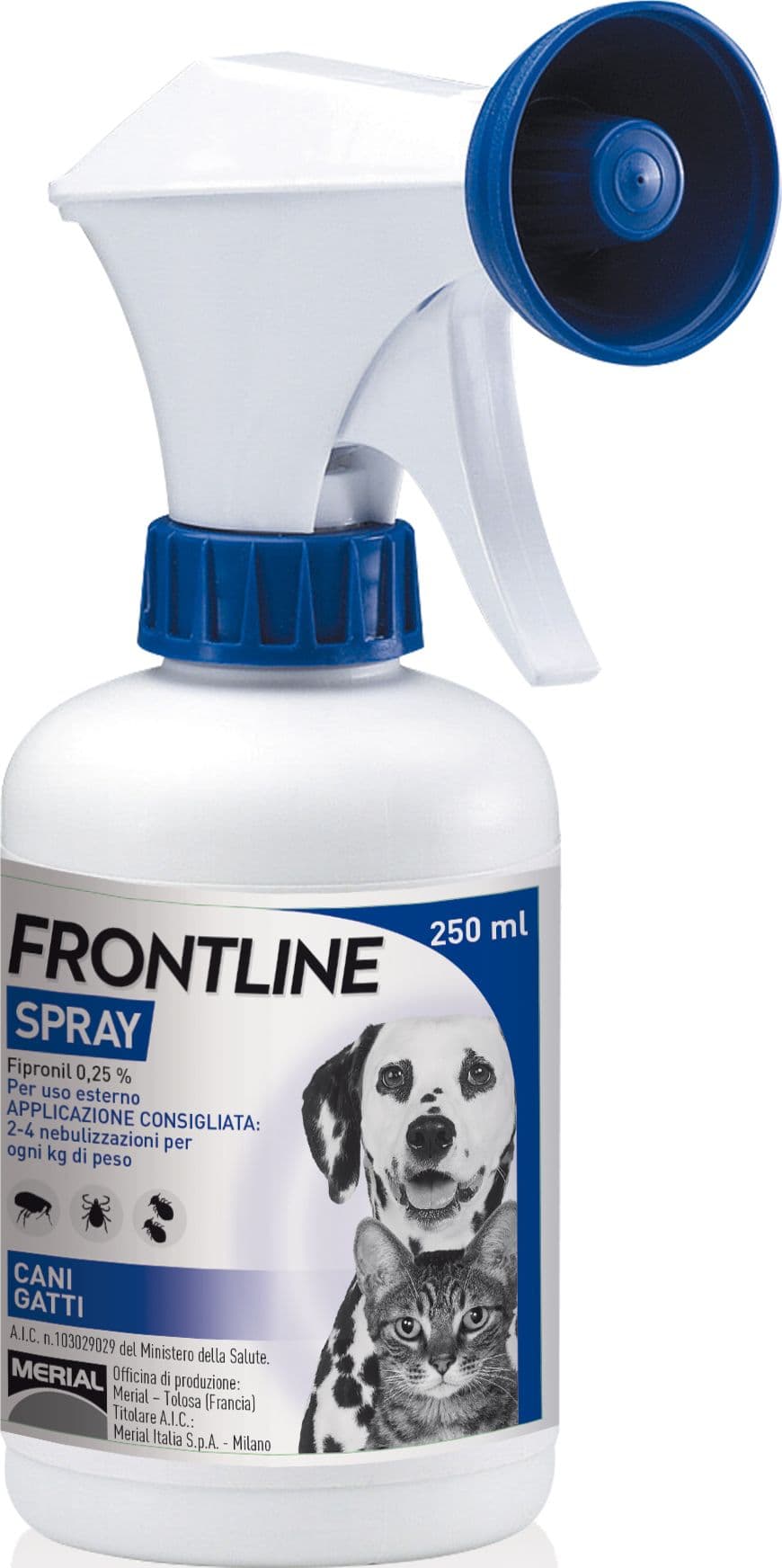 Antiparassitario per Cani e Gatti Spray Ml. 250 Frontline - 2