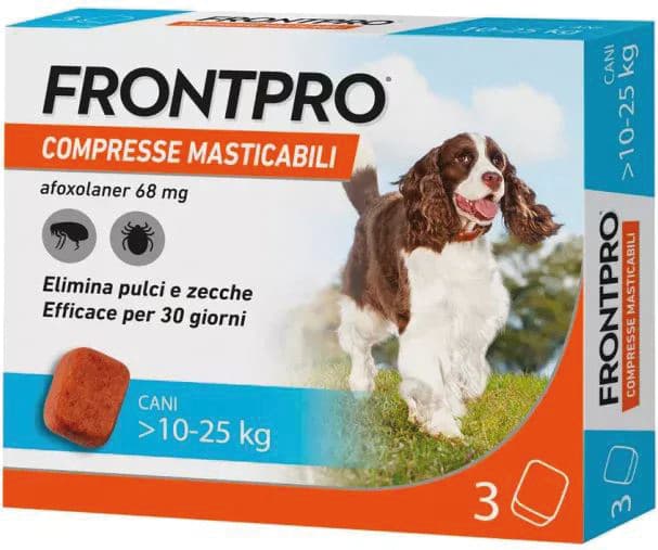 Antiparassitario Compressa Masticabile per Cani 10÷25 kg (cf. 3 Compresse - 2