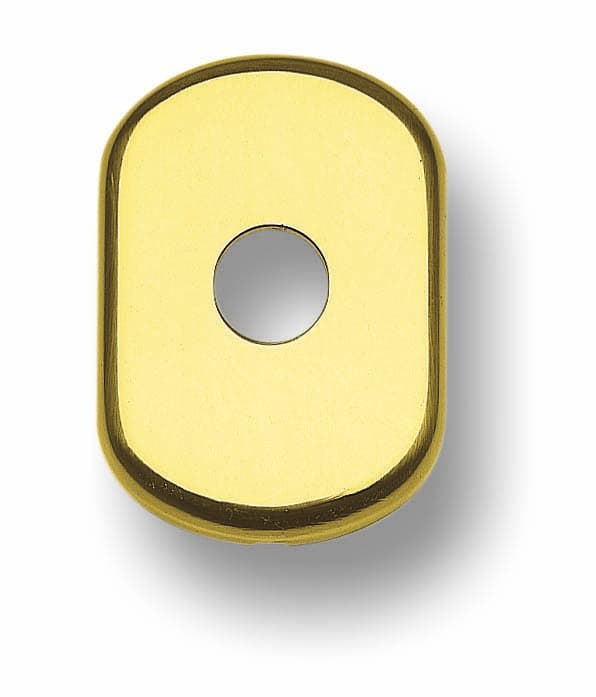 Bocchetta Foro Tondo Ø Mm 20 Bronzata Mm 62 x 86 Ghidini - 2
