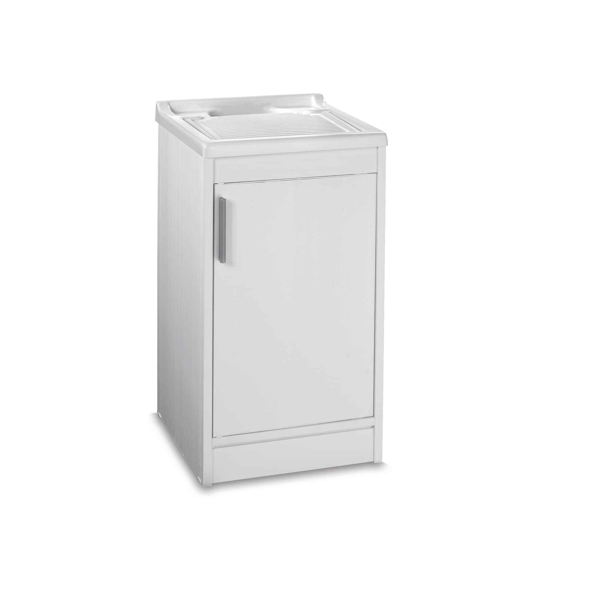 Lavatoio in Resina Bianco in Kit Cm 45 x 50X86 H - 2