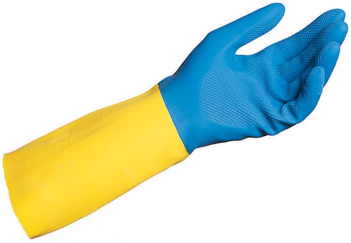 Guanti in Neoprene Duo Mix 405 Colore Blu Giallo TG.10 10.00 Paia Mapa - 2