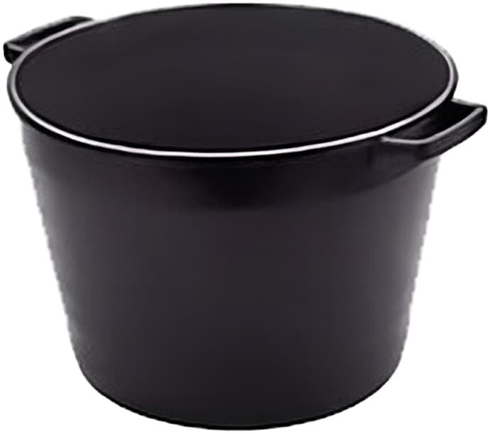 Mastellotto per Edilizia L 45 Ø Cm 45 x 35 5 H Nero - 2