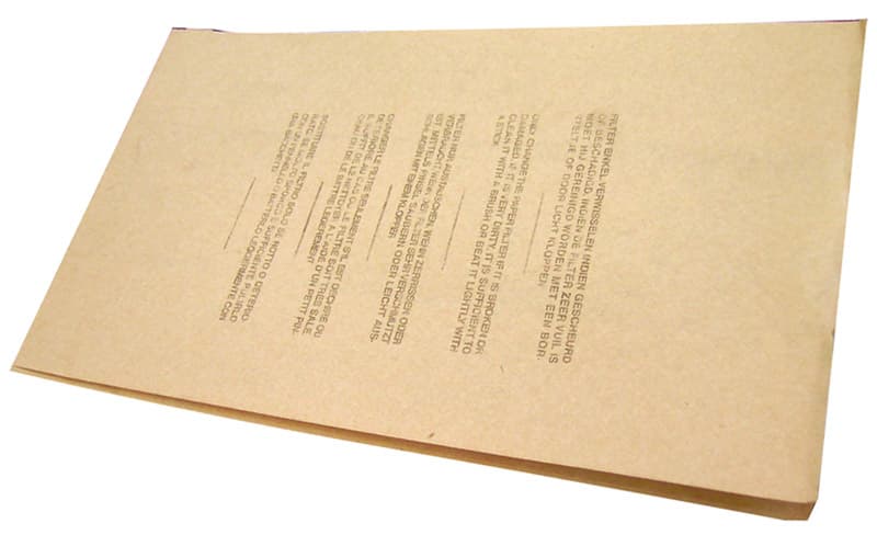 Sacchetto in Carta per Bidoni Aspiratutto 10 Pezzi. Art. 5.212.0005 - 2