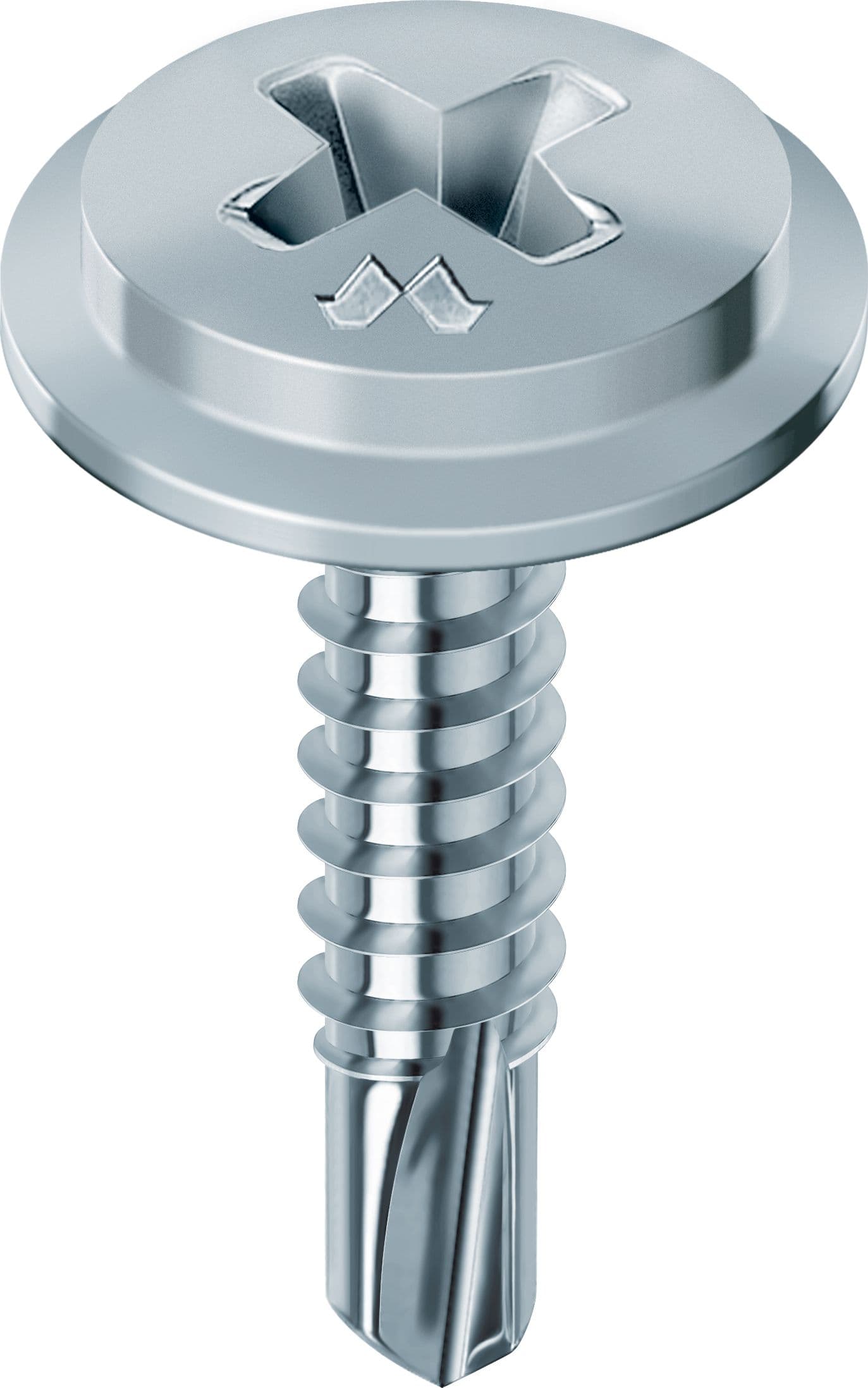 Vite Autoperforante per Ferro Drillex Ffll Mm 4 8 x 38 200 Pezzi Mustad