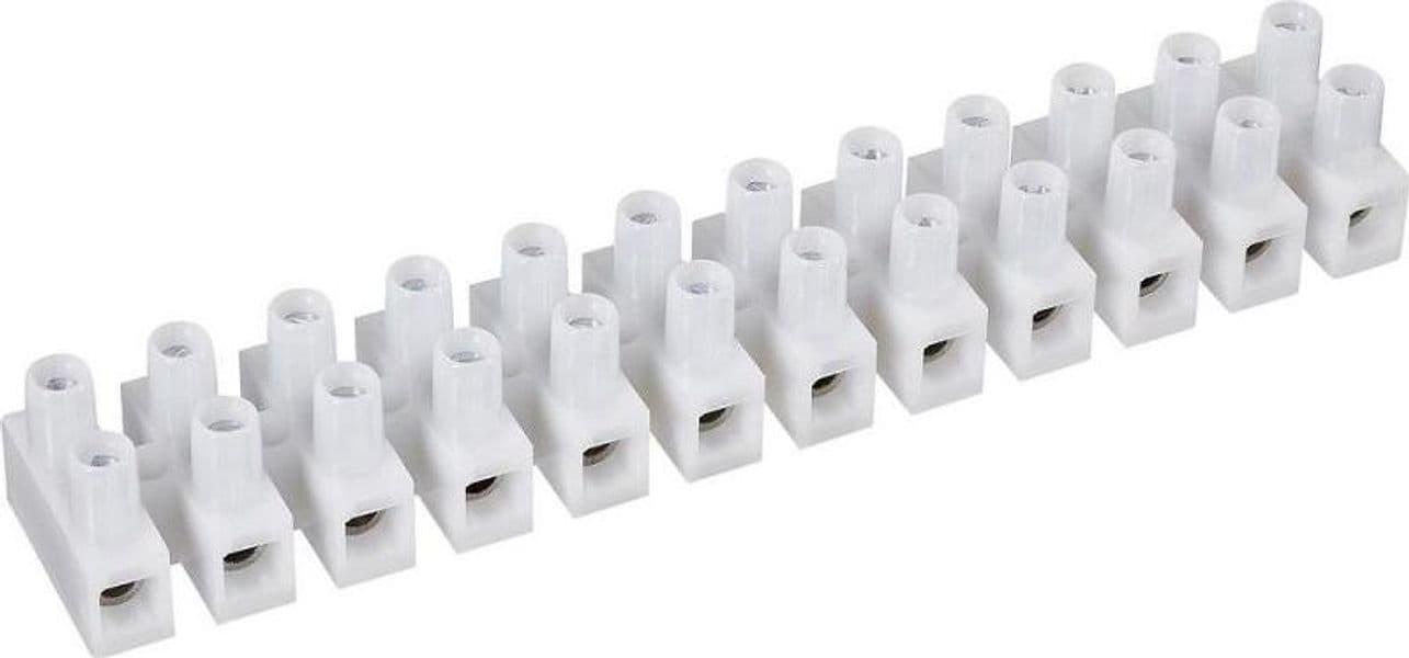 Morsettiera a 12 Poli Sezione 4 mm Q 10 Pezzi - 2
